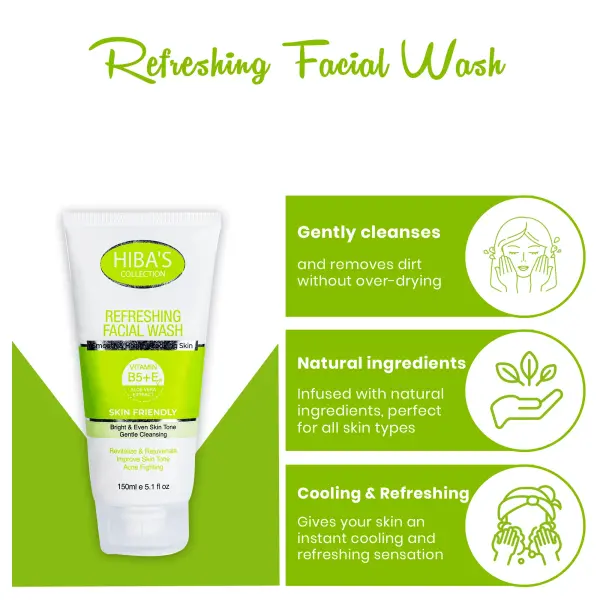Hiba’s Collection Refreshing Facial Wash